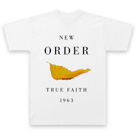 True Faith White TShirt New Order
